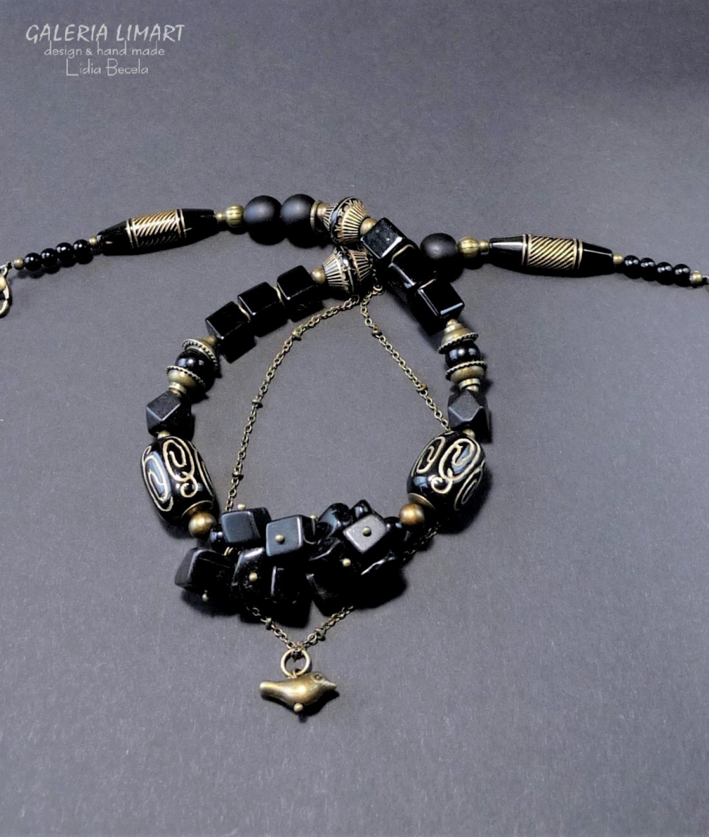 naszyjnik w duchu biżuterii etnicznej inspirowany biżuterią afrykańską